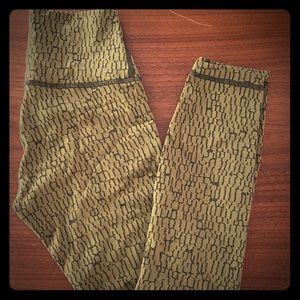 Lululemon wunder under 7/8 legging